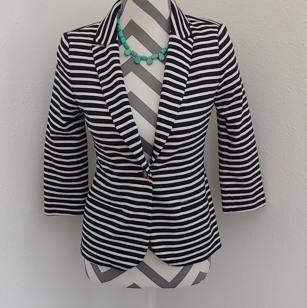 Striped Blazer
